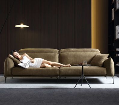 Sofa Polsterung 4 Sitzer Textil Big Xxl Wohnzimmer Couches Textil Modern Holz