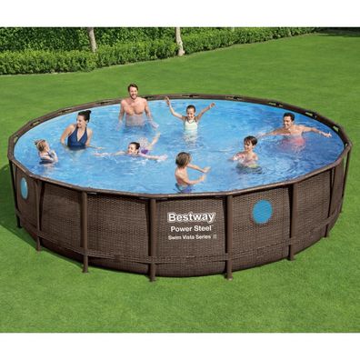 Bestway Power Steel Swimmingpool-Set 549x122 cm