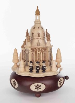 Spieldose Dresdener Frauenkirche HxLxB 21x 13x 13 cm NEU Spieluhr Spielwerk