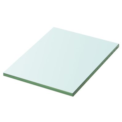 vidaXL Regalboden Glas Transparent 20x15 cm