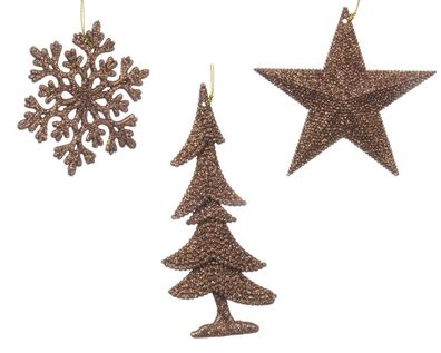 Hänger plc l0.8b10.5h10.5 cm gmbr Weihnachten Decoris