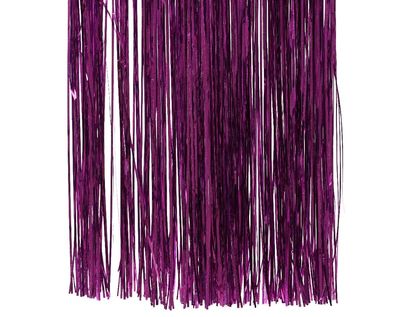 Lametta pvc l0.1b50h40 cm violett Weihnachten Decoris