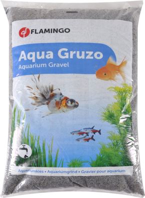 Kies firenza schwarz und weiß 9 kg für Aquarium Flamingo