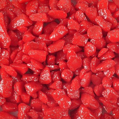 Kies Glitter neonrot 1 kg für Aquarium Flamingo