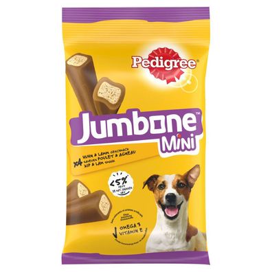 Hundefutter Jumbone Mini Huhn & Lamm 4 Stk. 160g 1x8 Pedigree