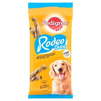 Hundefutter Rodeo Duo Huhn & Speck 7pc 123g 1x10 Pedigree