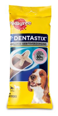 3 Stück! Dentastix Medium 7 Stk. 180 g Pedigree