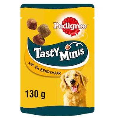 Tasty Minis Huhn & Ente Bites 130g 1x6 Haustiersnack Pedigree