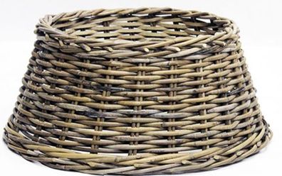 Weihnachtsbaumhülle Rattan grau Durchmesser 75 cm Van der Leeden