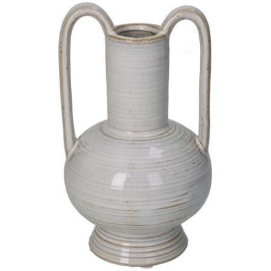 Vase Feinkeramik beige 10,9x10,9x17,9 cm Hd collection