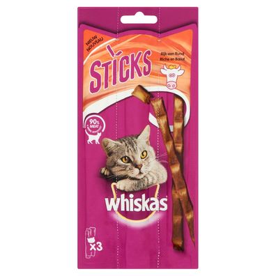 Futtersticks Rind 3er Pack 18 g Whiskas