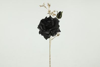 Rosa Kunstblume schwarz Countryfield