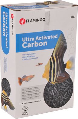 Ultra Aktivkohle Pellets 600 gr für Aquarium Flamingo