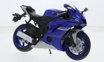 Yamaha YZF-R6 blau, Welly Motorrad Modell 1:12