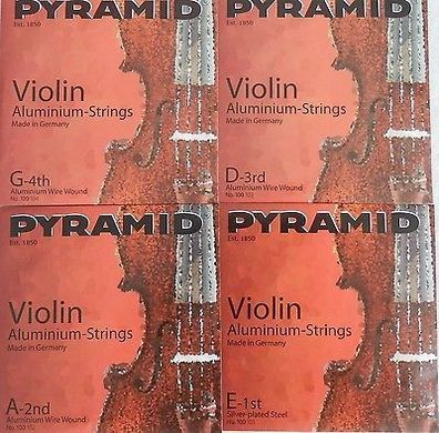 Geige Saiten Pyramid Violinsaiten Violin Saiten Strings MADE IN Germany