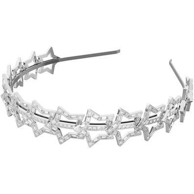 Swarovski STA002 Haarreifen, Stern, Rhodiniert 5617758
