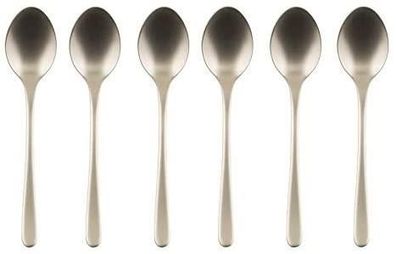 Sambonet Taste Antique Edelst./PVD Champag. Set 6 Mokkalöffel 52653PA7