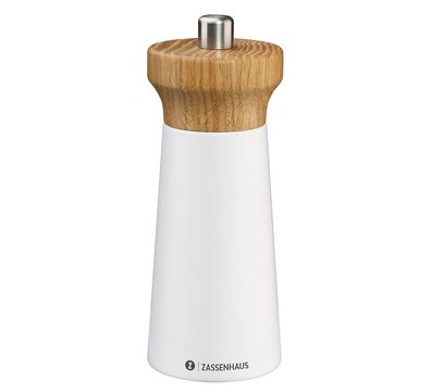 Zassenhaus Salzmühle Westerland 14 cm weiß/Eiche 23848