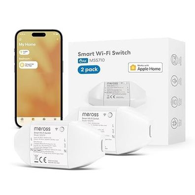 Meross WLAN Switch funktioniert mit Apple HomeKit, Smart Switch Remote