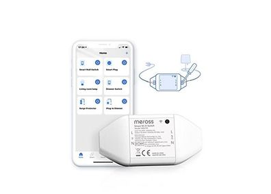 Meross 10A Universal Smart Switch kompatibel mit Alexa, Google Home und SmartThings