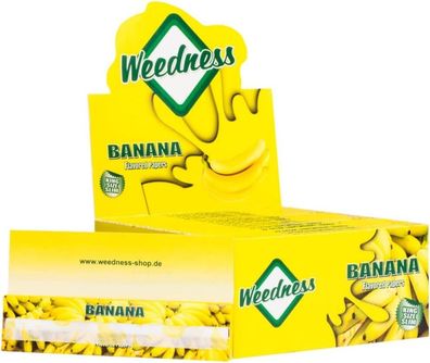 Weedness Long-Paper mit Geschmack King Size Banana - Bunte Papers Long