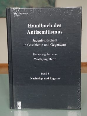 Handbuch des Antisemitismus, Band 8: Nachträge und Register