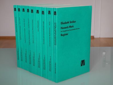 Buch: Edmund Husserl - Gesammelte Schriften, 9 Bände, 1992, Felix Meiner Verlag