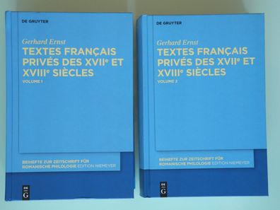 Gerhard Ernst | Textes français privés des XVIIe et XVIIIe siècles | Buch (2018)