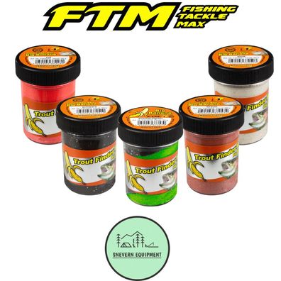 FTM Trout Finder Bait Forellenteig Big Banana vers. Farben Forellenpaste