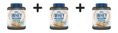 3 x Applied Nutrition Critical Whey (2000g) Cinnamon Bun