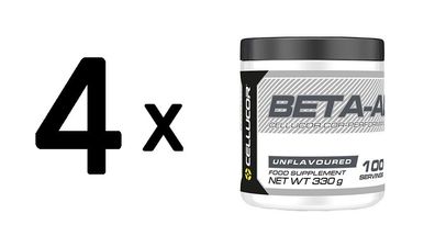 4 x Beta-Alanine - 330g