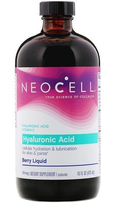 Hyaluronic Acid, Blueberry Liquid - 473 ml