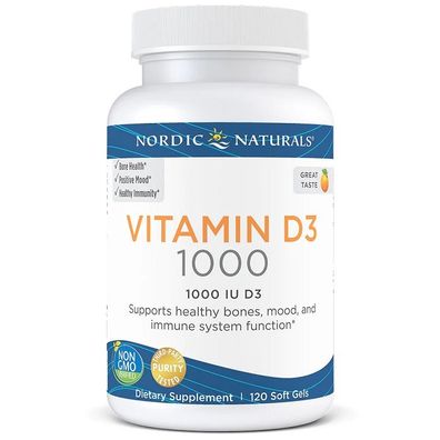 Nordic Vitamin D3, 1000 IU - 120 softgels