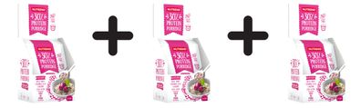 3 x 30% Protein Porridge, Raspberry - 5 x 50g