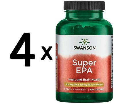 4 x EFAs, Super EPA - 100 softgels