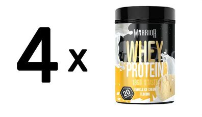 4 x Whey Protein, Vanilla Ice Cream - 500g