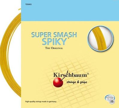 Kirschbaum Super Smash Spiky 1,275 mm 12m Tennis Saiten Tennis Strings