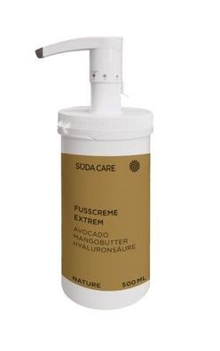 SÜDA CARE - Trockene & sehr trockene Haut - NATURE Fußcreme Extrem - 500 ml