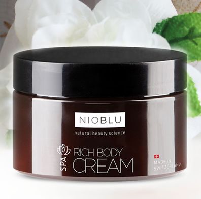 200ml NIOBLU Spa Pflegende Massage Körpercreme rich Body Cream Shea-Butter Aloe