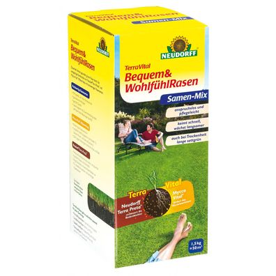 Neudorff - TerraVital Bequem & Wohlfühl Rasen - 1,5 kg