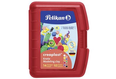 Pelikan Kinderknete Creaplast® 10 Farben im roten Etui 240g