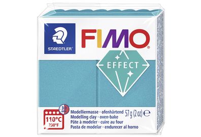 Staedtler Modelliermasse Fimo effect türkis metall