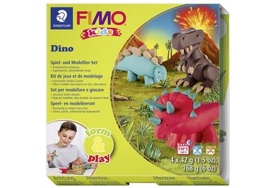 Staedtler Modelliermasse Fimo Kids Form&Play Dino 5tlg