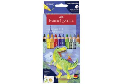 Faber Castell Buntstift "Jumbo Grip" 8 + 2 Kartonetui 665888