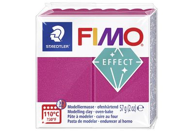 Staedtler Modelliermasse Fimo effect bordeaux meta