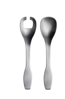 Iittala Collective Tools Servierset - 28 cm - Gebürsteter Edelstahl - 2-teilig