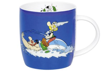 KÖNITZ Kaffeebecher Asterix Schwimmen-Nager