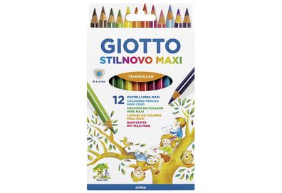 GIOTTO Buntstift Stilnovo Maxi hex 12Stück