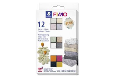 Staedtler Modelliermasse Fimo effect Boho Colours 12St