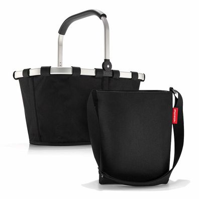 reisenthel Set aus Carrybag und Shoulderbag BKHY, black, Unisex